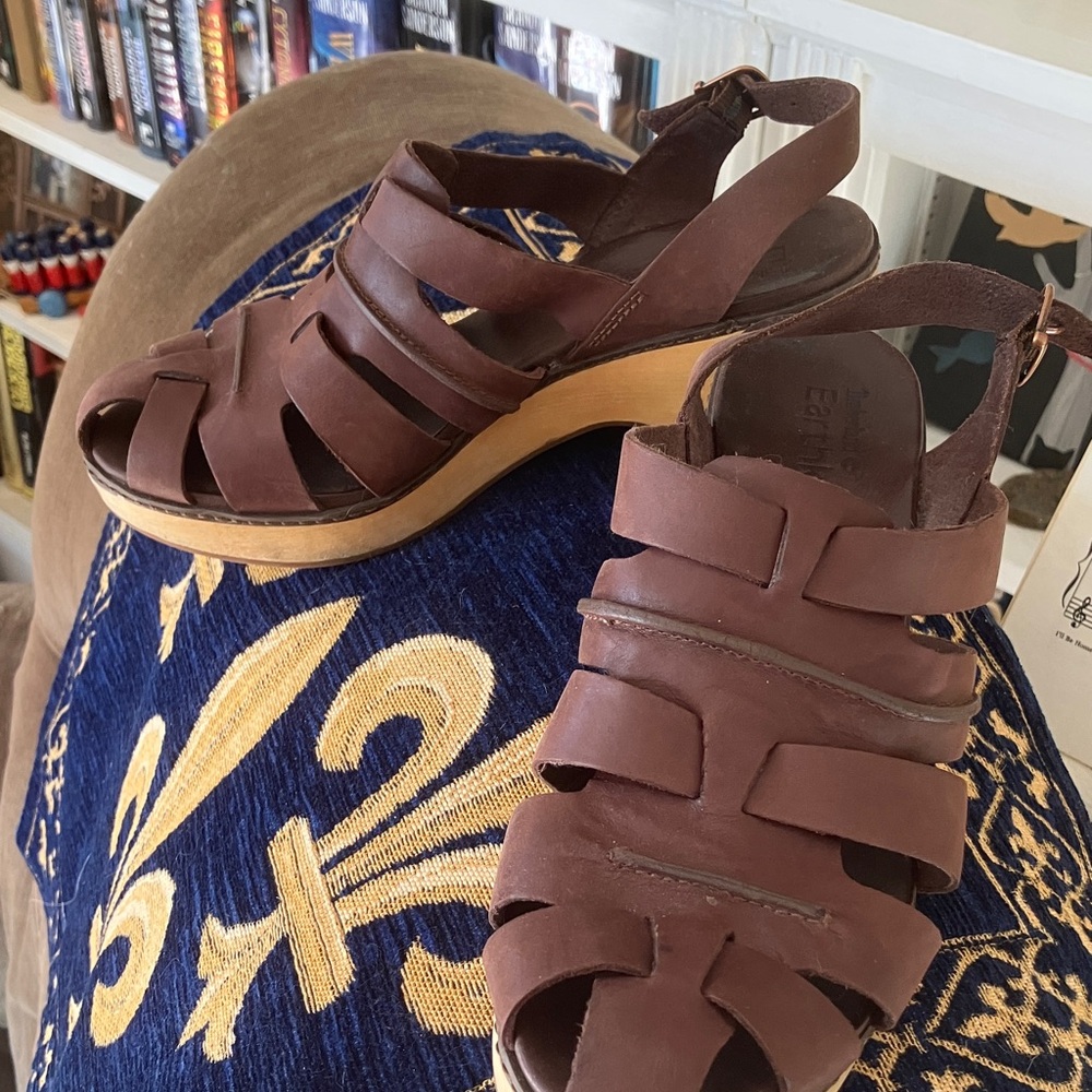 Timberland Dark Brown Leather Sandals